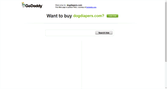 Desktop Screenshot of dogdiapers.com